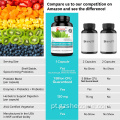 Cápsulas digestivas Multi -enzimas de saúde intestinal com probióticos